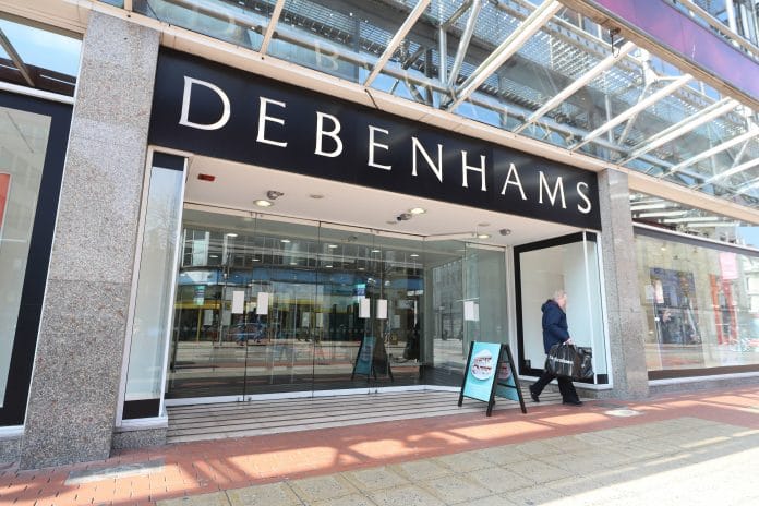 Debenhams business rates