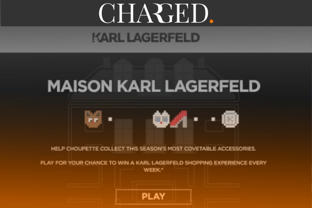 Karl Lagerfeld has become the latest luxury fashion retailer to launch a branded video game to promote its new Pixel Collection.