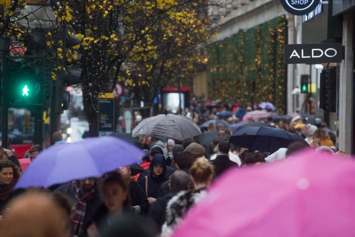 February footfall plunges 7.8% from severe rain & storms