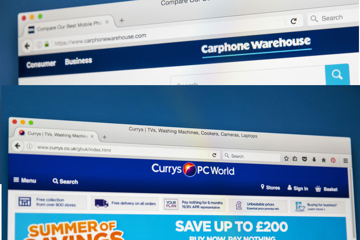 Dixons Carphone online sales soar but warns on missing profit forecasts