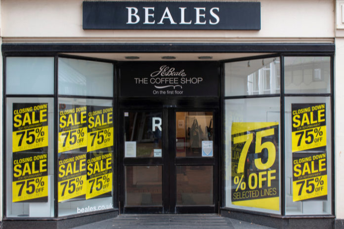 Beales' suppliers, employees & landlords owed £17.6m