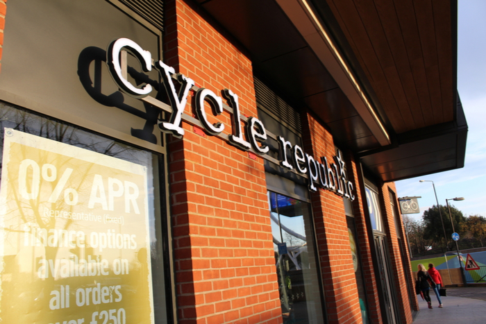 226 jobs on the line as Halfords shut down Cycle Republic chain