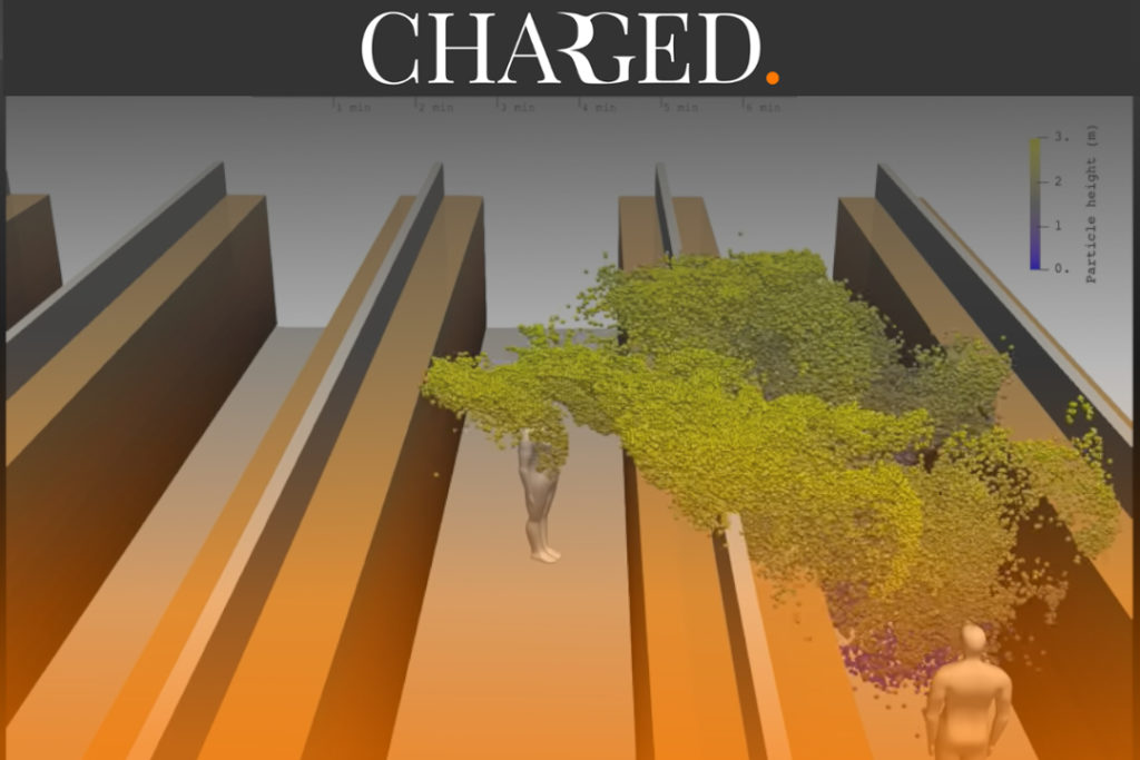 Supermarkets could be a hotbed for infection according to new research which used supercomputers to simulate the airborne spread of COVID-19.