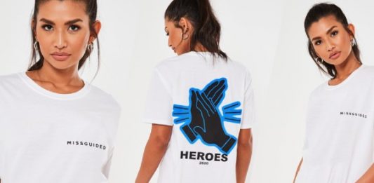 Missguided launches limited-edition NHS 'Heroes' t- shirts with 100% of profits going to support NHS charities amid Covid-19