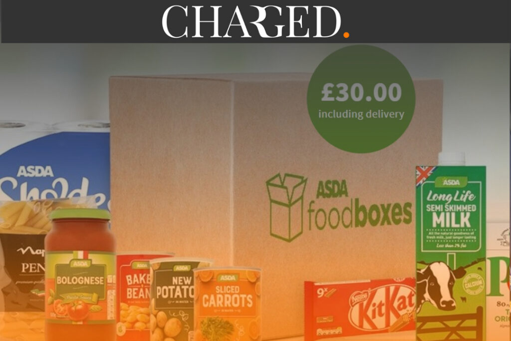 Asda has launched a new dedicated online platform for its food boxes to ensure the vulnerable and elderly have access to food.