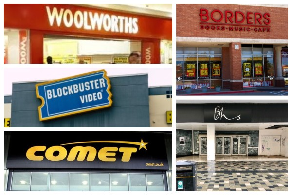As online retail continues to grow more high street retailers are disappearing, we put together a list of some of the most missed retailers that you can no longer find on your local high street - do you agree with our top 5 and would you like to see them return?