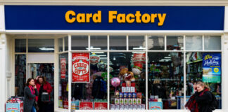 Card Factory online sales covid-19