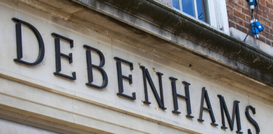 Debenhams store closure bullring administration