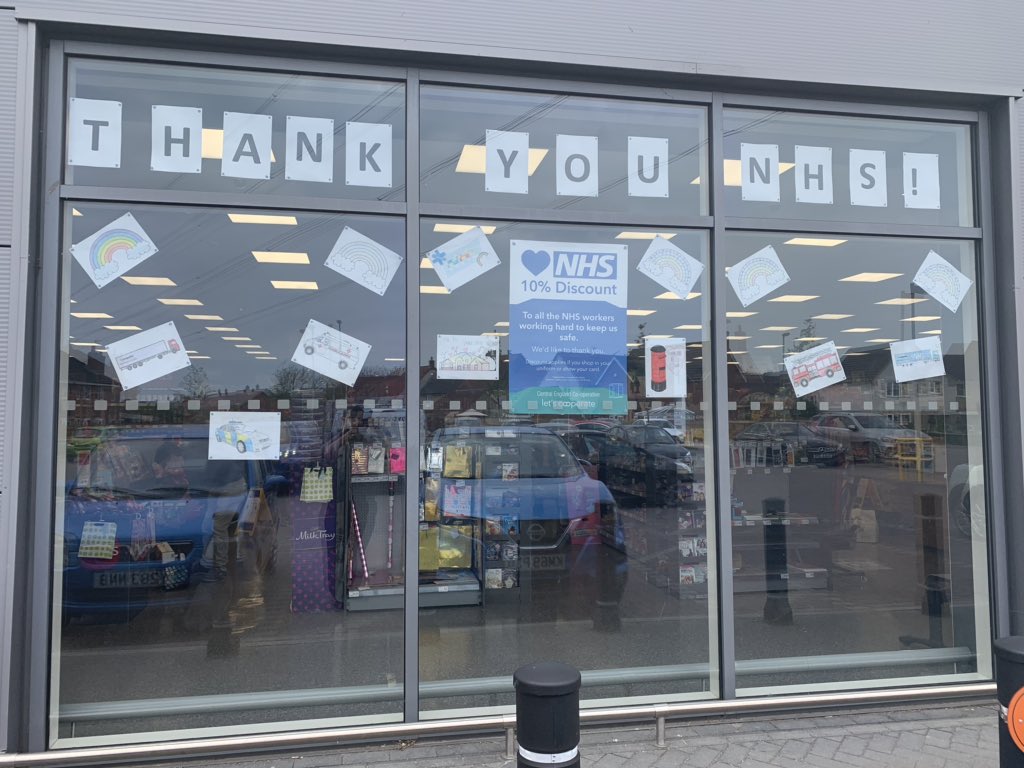 To celebrate Captain Tom Moore’s 100 birthday, his local Central England Co-op has joined with the community to create a special display and donate £10,00 to his record-breaking NHS fundraising efforts.