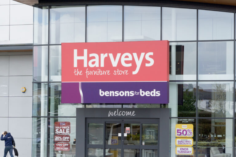Harveys furniture chain Bensons for Beds administration