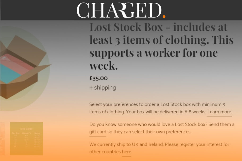 Lost Stock is offering shoppers boxes of clothes from Topshop, New Look, Gap at half the retail price in a bid to help manufacturers left out of pocket by the lockdown.
