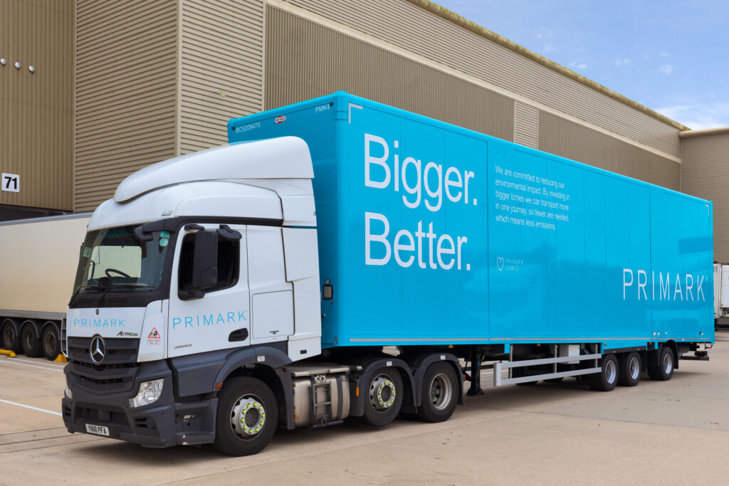 Primark rolls out greener trucks as part of UK logistics fleet
