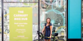 Following the rise of cycling during lockdown Carnaby has opened its free bike hub. It operates on an open door policy from 7am – 9pm Monday to Sunday with availability for 50 bikes in newly fitted double stacked racks.