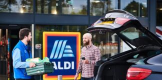 Aldi click-and-collect Giles Hurley