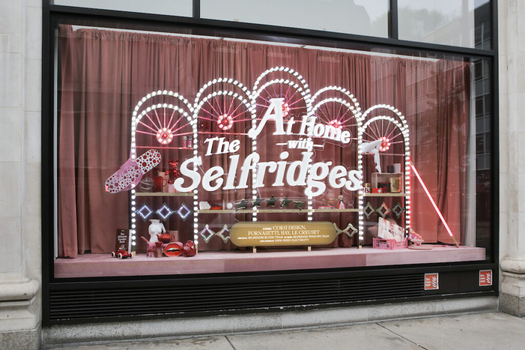 Selfridges reveals Christmas window display despite lockdown