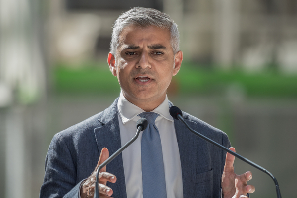 London Mayor Sadiq Khan Robert Jenrick business rates