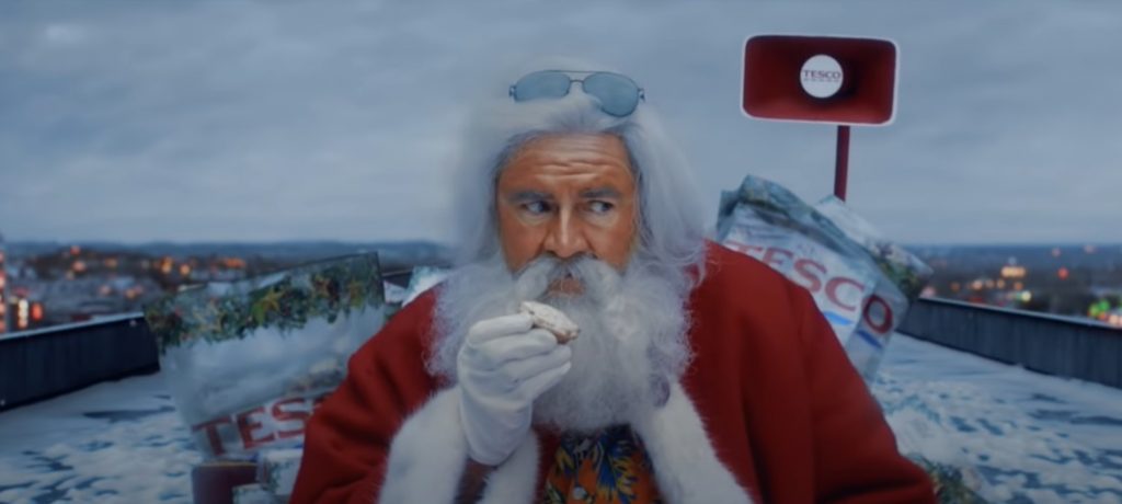 Tesco's new Christmas ad forgives "naughty" behaviour during the pandemic
