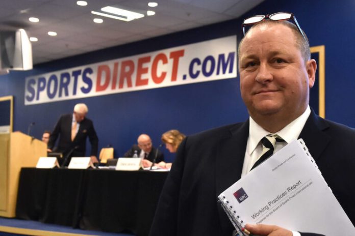 Mike Ashley Frasers Group Sports Direct rent