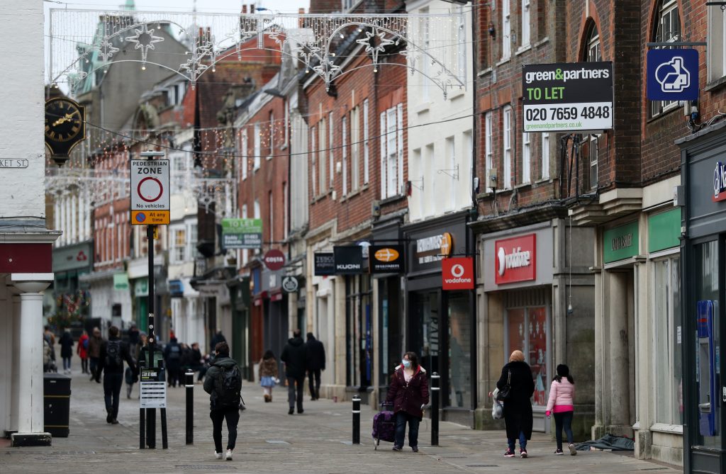 Footfall nosedives 55% after lockdown restrictions extended to much of the UK