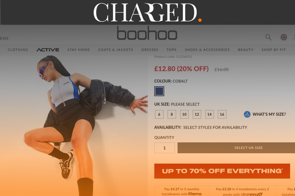 Asos has mocked its fast fashion rival Boohoo after it posted promotional shots of a model wearing Asos branded items.