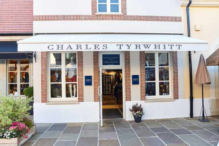 Charles Tyrwhitt founder says sales "literally fell off a click" last year