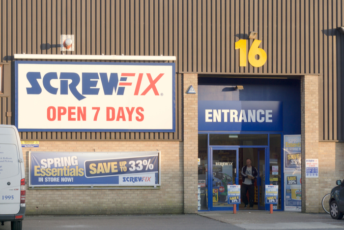 Screwfix hits £2bn annual sales milestone