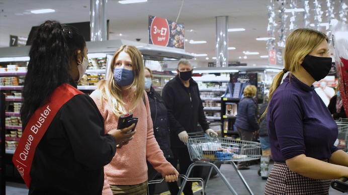 on-the-spot payments m&s marks & spencer Katherine Ash covid-19 pandemic lockdown