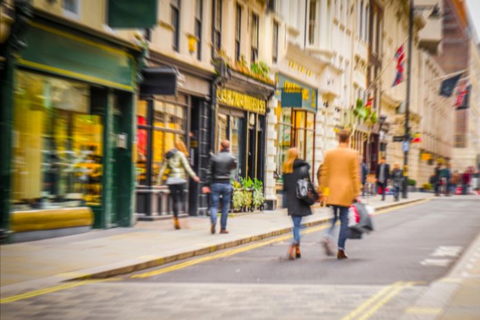 West End footfall down 27% on pre-pandemic levels