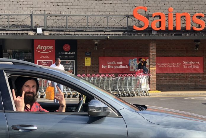 Gareth Wild 6-year challenge to park in every spot at local Sainsbury’s Bromley London viral social media Twitter carpark parking
