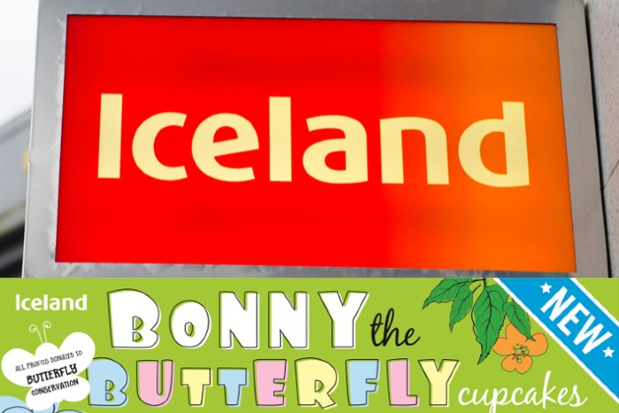 Iceland wades into caterpillar cake furore with new Bonny the Butterfly cupcakes