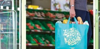 Co-op bags for life plastic waste
