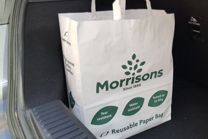 Morrisons bags for life plastic David Potts