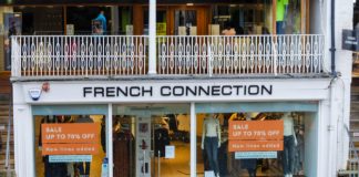 French Connection sales plunge by 40% after store closures