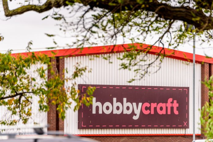 Hobbycraft has announced that its sales have grown 15 per cent versus pre-pandemic levels following store reopenings in April.