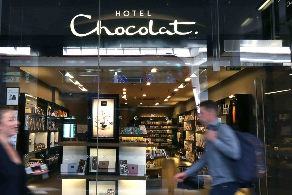 The specialist retailer Hotel Chocolat has seen profits surge following a substantial growth in key markets such as the UK, US and Japan.