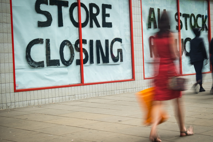store closures vacancies covid-19 pandemic lockdown reopening