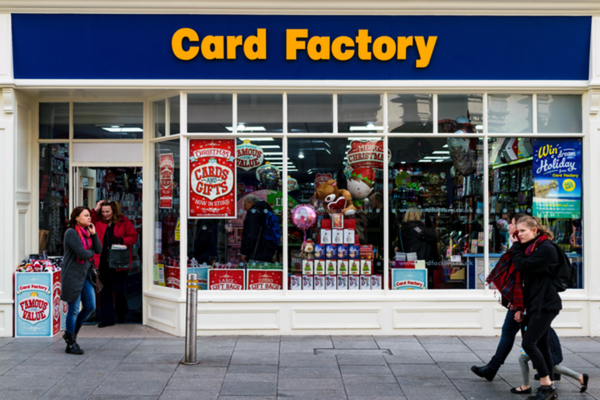 Card Factory trading update