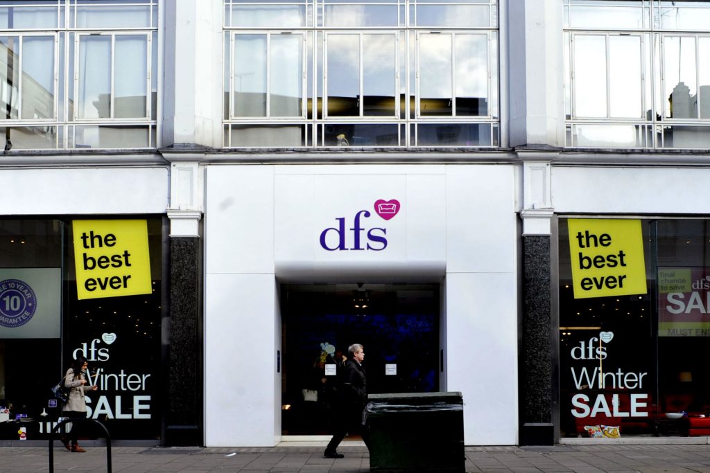 DFS buoyed by pent-up sofa demand as shops reopen