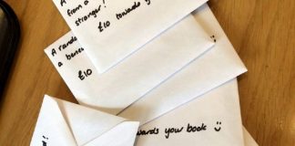 A mystery man has been spreading some cheer in Yarm, Yorkshire after leaving a £100 donation behind the till to cover the costs of other bookworms' purchases.