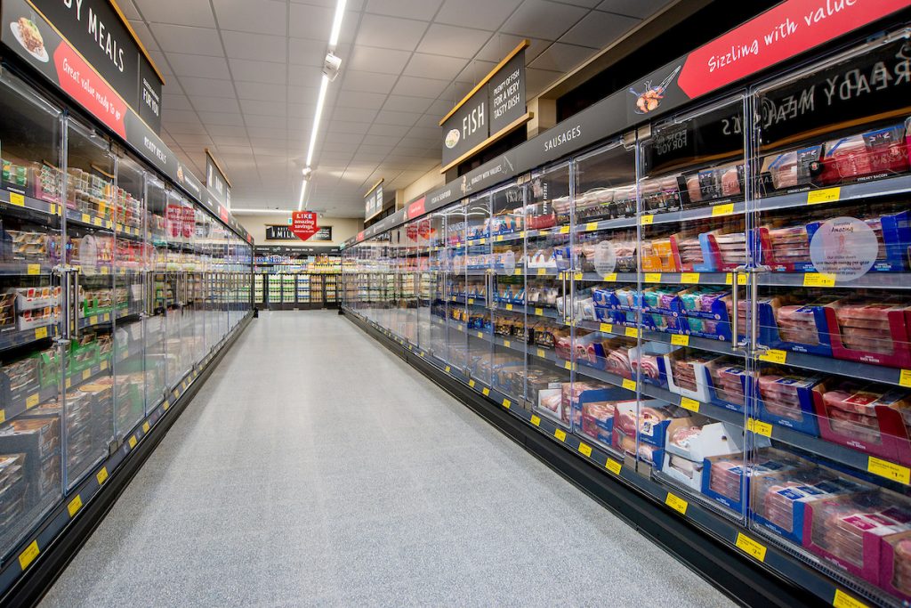 Aldi introduces fridge doors to cut carbon emissions