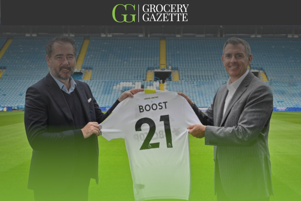 Boost Drinks sign as official global partner of Leeds United