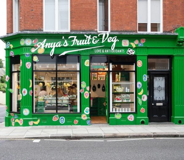 Anya Hindmarch has launched its Fruit & Veg greengrocer store concept, which will be available to visit until September 25.