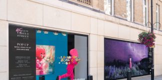 Great Portland Estates has transformed its retail space at 95 New Bond Street into a temporary immersive art exhibition