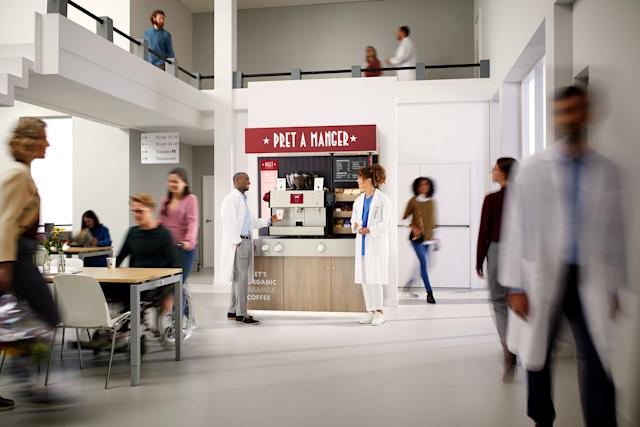 Pret A Manger is to trial self service coffee stations in a range of locations.