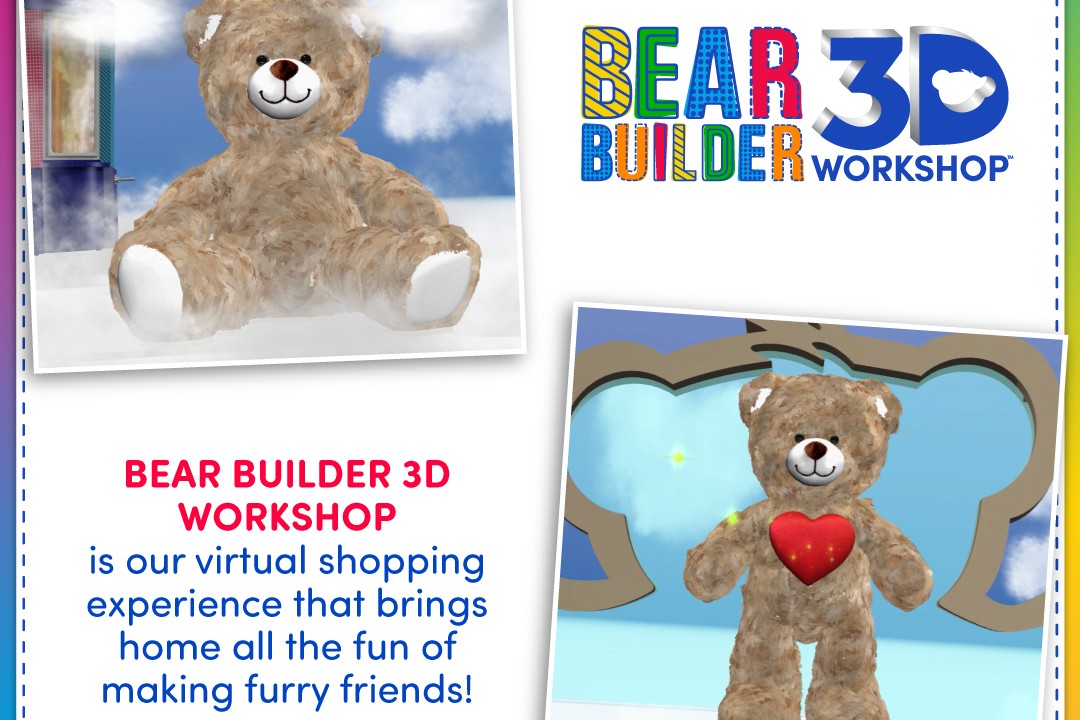 Build-A-Bear Workshop introduces a new shopping experience on its website that includes 3-D animation