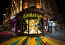 Luxury retailer, Harvey Nichols has officially unveiled its Christmas window displays for 2021.