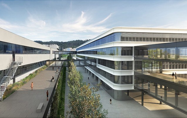The new Zara facilities in Arteixo, near A Coruña, Spain