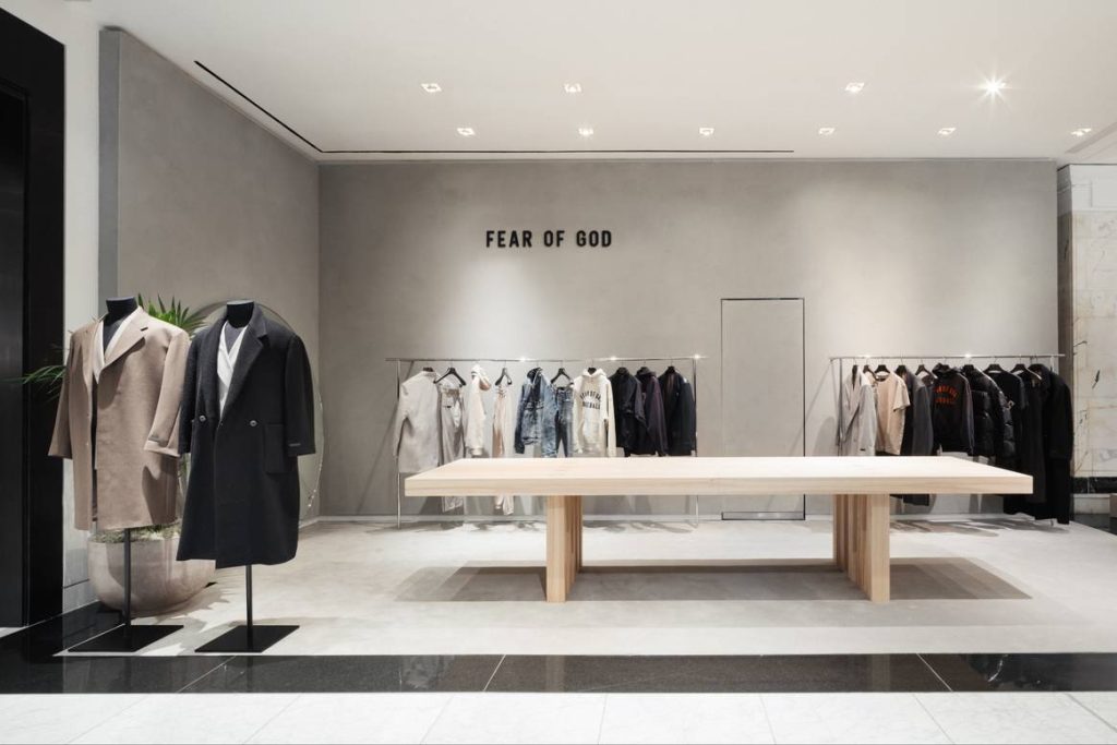 The luxury brand Fear of God has made its physical retail debut at Selfridges London, marking its first brick and mortar concept globally.