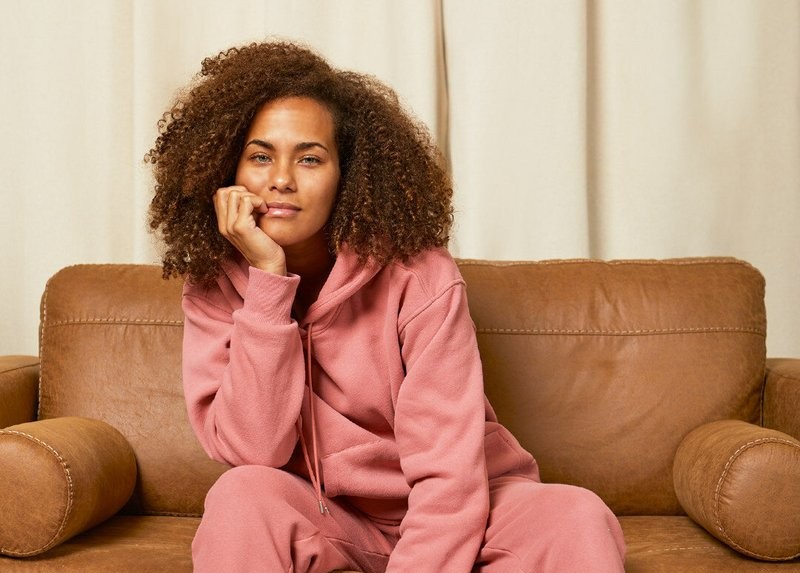 Sy'rai Smith in Cozi clothing,