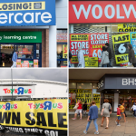 The top 5 most missed retailers from the UK high street